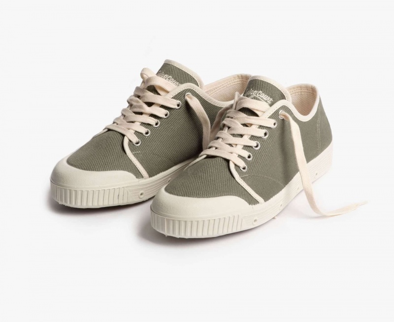 Basket Spring Court G2 Heavy Twill Kaki Femme | AWP-14625596